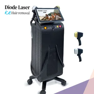 2024 laser penghilang rambut profesional 1800W es titanium penghilang bulu laser 755 808 1064mm laser dioda mesin penghilang rambut harga