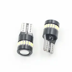 T10 194 W5W Canbus 3030 LED Bulb No Error T10 18smd 3014 3030 Canbus Auto White red yellow blue LED Interior Number Plate Light