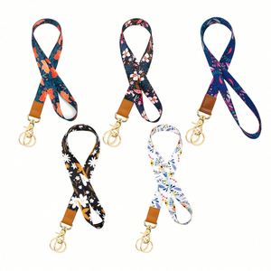 Custom Printed Sublimation Fashionable <b>Polyester</b> Hand Strap Wristlet Keychain Embossed ID Phone <b>Lanyard</b> USA Mairun Brand - Product Image 2