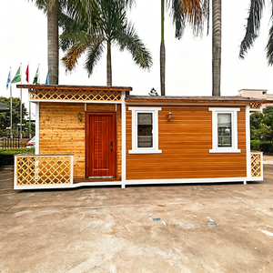 Tùy Chỉnh Retro Phong Cách Biệt Thự Ngoài Trời Kết Cấu Thép Đúc Sẵn Container Nhà Cho Khu Vườn Tư Nhân Đổ Bãi Biển Cắm Trại Trang Web Nhà - Product Image 1