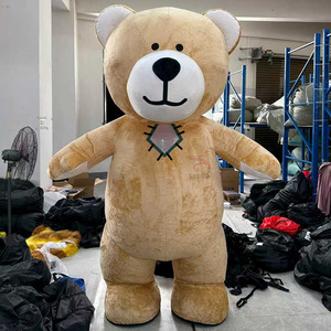 <span class=keywords><strong>Nouveau</strong></span> style : Costumes gonflables de mascotte ours brun patché pour événements, <span class=keywords><strong>location</strong></span>, publicité – Combinaison gonflable ours 2,2 m <span class=keywords><strong>en</strong></span> promotion - Product Image 1