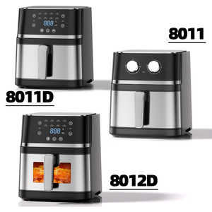 Friteuse à air numérique grande capacité en acier inoxydable avec écran tactile, <span class=keywords><strong>cuisson</strong></span> saine <span class=keywords><strong>sans</strong></span> <span class=keywords><strong>huile</strong></span>, <span class=keywords><strong>appareil</strong></span> de cuisine domestique CE RoHS OEM - Product Image 6