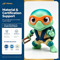 Figuras de Acción de Anime de Tortugas Ninja de Dibujos Animados, Mini Juguetes de PVC Duro No Tóxico para Niños, Venta al Por Mayor, Buena Calidad