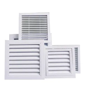 Havalandırma için Hvac hava ızgarası ve klima delikleri ile hareketli alüminyum doğrusal yarık tipli veriş menfezi hava kanalı ızgarası