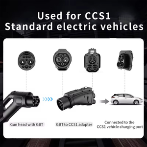 Adaptador de Carga CA GB T a CCS1 para Tesla, Polestar 2, <span class=keywords><strong>Volvo</strong></span> <span class=keywords><strong>XC40</strong></span>, Carga en Estaciones Públicas de Vehículos Eléctricos Chinas, IP65 - Product Image 3