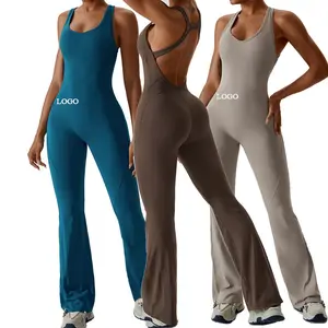 Paduxi Hot Selling Nieuwe Naadloze Sneldrogende Strakke Yoga Wear Dance Sport Fitness Yoga Bodybuilding Jumpsuits