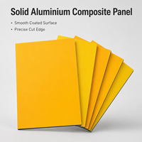Panneau composite en aluminium ignifuge de style marbre moderne pour la décoration extérieure des villas