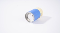 Boîte cylindrique personnalisée en kraft de qualité alimentaire pour snacks, tube en papier écologique premium pour barres énergétiques avec base métallique