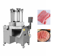 Nouvelle trancheuse rotative pneumatique entièrement automatique à épaisseur réglable pour viande fraîche, équipement de cuisine pour la transformation alimentaire