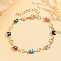 Bracelet Cœur Créatif Polyvalent et Tendance, Meilleure Vente d'Accessoires de Main de Style INS pour Femmes