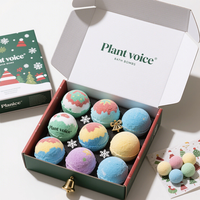 Factory Direct 12-Pack Christmas Bath Bomb Gift Set, Logo et parfums personnalisables, OEM/ODM accepté en gros pour les vacances