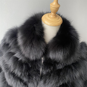 <span class=keywords><strong>Cappotto</strong></span> Invernale Reversibile <span class=keywords><strong>in</strong></span> <span class=keywords><strong>Pelliccia</strong></span> di Volpe per <span class=keywords><strong>Donna</strong></span>, Stile Casual Brasiliano, Doppio Lato, Tessuto Non Tessuto, Spesso e Morbido, <span class=keywords><strong>con</strong></span> Fodera <span class=keywords><strong>in</strong></span> Raso, Stile High Street - Product Image 4