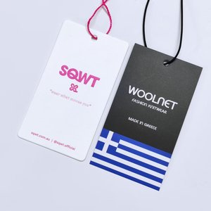 XP-nuovo Design di alta qualità <span class=keywords><strong>abbigliamento</strong></span> personalizzato Hang tag <span class=keywords><strong>per</strong></span> la moda sostenibile Eco Friendly carta riciclata altalena tag con Logo - Product Image 6