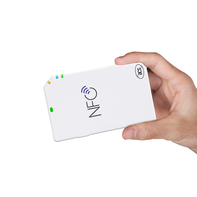 Mobile Bluetooth Contactless Smart Card Reader NFC Card Reader ACR1555U