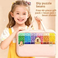 Kit de Matériel DIY Bean Spelling : Ensemble Complet d'Outils, Planche Fusion Bean, Boîte Bean, Personnalisation Plastique Unisexe