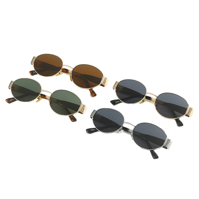 2026 New Fashion Brand Sunglasses with UV400 Lenses Custom Metal Frame Design