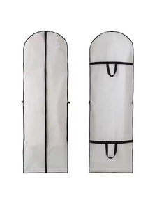 Nuevo OEM personalizado impermeable a prueba de polvo transparente abrigo cubierta de polvo vestido, chaqueta colgante almacenamiento Protector viaje ropa <span class=keywords><strong>Traje</strong></span> bolsas - Product Image 2