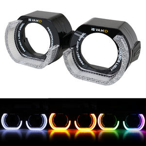 Oferta Especial: Ojos <span class=keywords><strong>de</strong></span> Ángel 5D <span class=keywords><strong>de</strong></span> 3.0 Pulgadas, Bi-<span class=keywords><strong>LED</strong></span>, 12V, Proyector, Máscara Halo, Anillo WRGB, DRL con Función Switchback, Nuevo I6-WRGB - Product Image 1