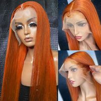 Peluca de Cabello Humano Virgen Vietnamita Natural Pre-Desplumada con Frente Transparente HD para Peluca de Encaje de 30 Pulgadas Negra 13x6