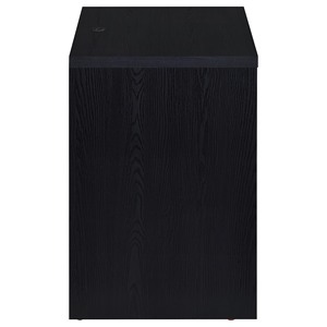 Geary Black 2-<b>drawer</b> Nightstand With Led Lights And Usb Ports <b>For</b> Bedroom <b>Storage</b> - Product Image 5
