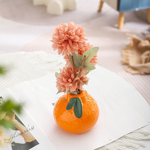 <span class=keywords><strong>Vaso</strong></span> <span class=keywords><strong>in</strong></span> ceramica arancione, contenitore per piante idroponiche, per soggiorno, decorazione dell'ufficio, <span class=keywords><strong>vaso</strong></span> da tavolo <span class=keywords><strong>in</strong></span> stile creativo - Product Image 4