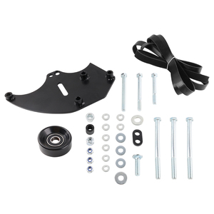AOSU pour Chevrolet GM 4.8L 5.3L 6.0L 6.2L (2000-2013) – Kit de support double alternateur noir à fixation directe ENM041-BK - Product Image 2