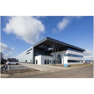 Đa span ánh sáng thép prefab kho Kết Cấu Thép trang trại đổ và hội thảo cho hàn chế biến mô hình xây dựng - Product Image 2