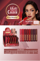 Kiss Beauty Lip Gloss Velvet Matte Tahan Lama Warna-Warni Grosir Kosmetik Makeup Label Pribadi Logo Tahan Air