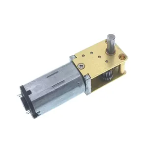 N30 mô-men xoắn lớn với chức năng tự khóa DC Worm Gear Motor cho khóa thông minh N30 12 mét Micro DC hướng động cơ