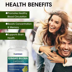 Kapsul Ekstrak <span class=keywords><strong>Ginkgo</strong></span> <span class=keywords><strong>Biloba</strong></span> Ausreson OEM Meningkatkan Konsentrasi Memori Mendukung Kesehatan Otak Kapsul Ekstrak <span class=keywords><strong>Ginkgo</strong></span> <span class=keywords><strong>Biloba</strong></span> - Product Image 2