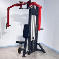 Appareil de musculation robuste en métal réglable pour l'entraînement des pectoraux et des dorsaux, avec mouvements fluides, équipement de fitness