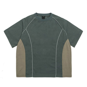 Camiseta de estilo retro, camiseta deportiva y de fitness de algodón holgada para hombre, relajada e informal. - Product Image 2