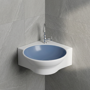 Blue Square Modern High <b>End</b> Ceramic Granite Vessel Basin Countertop Bathroom Sink with Lifetime Warranty - Product Image 1