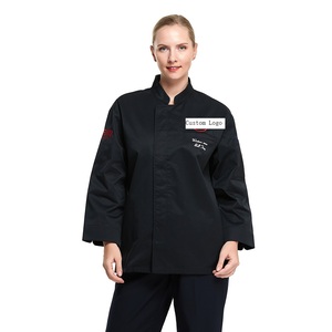ZX fournisseur personnalisé 2023 nouveau Design professionnel à manches longues hommes femmes Chef veste manteau pour les services alimentaires traiteurs et culinaires - Product Image 1