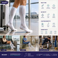 Calcetines de Compresión Deportivos Studio para Programas de Venta al por Menor de Ropa de Trabajo con Planificación de Colección Multi SKU