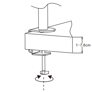 <span class=keywords><strong>Fit</strong></span> <span class=keywords><strong>32</strong></span> "pouces Vesa écran unique hauteur réglable en acier plastique 360 rotatif ordinateur portable bras ordinateur Riser moniteur support de montage - Product Image 3