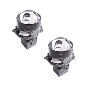 Système d'éclairage automobile SANVI, projecteur bi-LED A12 Max de 3 pouces, phare 80W 6000K avec double lentille prismatique, projecteur LED pour voiture - Product Image 3