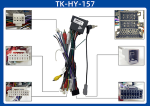 Auto-Stereo-Radio Stromkabelbaum Canbus-Kabelbaum für Hyundai Kabelbaum-Sets Auto-Stereo-Radio - Product Image 3