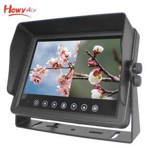 IP69K Intelligenter KI-Feuchtigkeitsbeständiger Monitor 7 Zoll TFT 4AV Audio-Monitor Mit 2-Wege-4-Wege-Auslöse-Kabel - Product Image 6