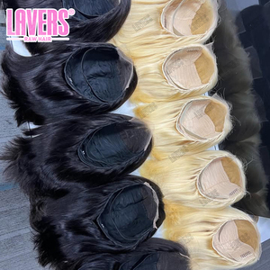 วิกผมบ๊อบสีบลอนด์613ราคาถูกวิกผมแท้จากเปรูวิกผมแท้วิกผมแท้แบบบ๊อบใสวิกผมบ๊อบสั้นผมมนุษย์ลูกไม้ด้านหน้า - Product Image 3