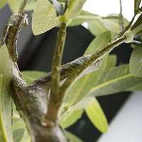 Arbre d'olivier artificiel QiYing Victory personnalisé en pot, 16,5 pouces de haut, plantes d'olivier artificielles écologiques, imperméables, pour Noël et mariage