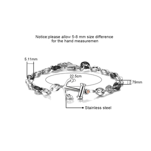 <span class=keywords><strong>Bracelet</strong></span> en acier inoxydable à maillons en forme <span class=keywords><strong>de</strong></span> grains <span class=keywords><strong>de</strong></span> <span class=keywords><strong>café</strong></span>, avec breloque ancre, plaqué noir, élégant et populaire, bijoux <span class=keywords><strong>de</strong></span> haute qualité pour hommes - Product Image 2