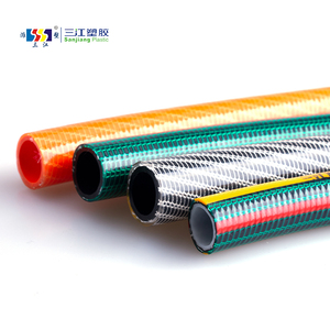 Tuyau d'arrosage <span class=keywords><strong>anti</strong></span>-pliage Tuyau d'arrosage en fibre de PVC Tuyau d'arrosage résistant à la torsion Tuyau de pulvérisation d'eau Tuyau coloré d'irrigation - Product Image 1