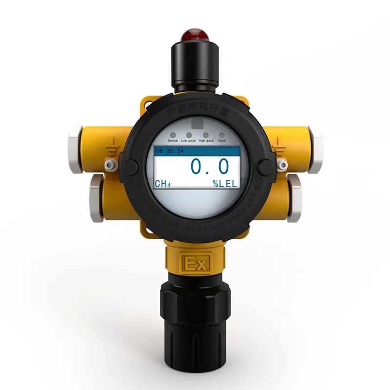 Bosea-Medidor de hidrógeno y dióxido de carbono, Detector de Gas fijo con pantalla, certificado CE ATEX