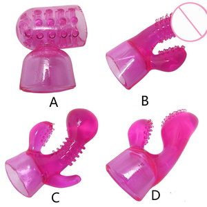 4 Phong Cách Quan Hệ Tình Dục Đồ Chơi G Giao Ngay Rung Massager Cap <span class=keywords><strong>Vibrator</strong></span> <span class=keywords><strong>Magic</strong></span> <span class=keywords><strong>Wand</strong></span> Đầu Bao Gồm Tập Tin Đính Kèm - Product Image 2