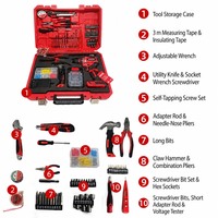 Ensemble d'outils multifonctions SADIS de haute qualité, ensemble de perceuses, outils à main, ensemble d'outils pour la réparation à domicile