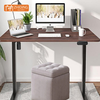 Bureau électrique réglable en hauteur à moteur unique, multifonctionnel, durable, en acier, avec fonction mémoire, pour le bureau et la maison, au design moderne et intelligent