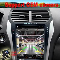 Autoradio pour Ford Explorer 2011-2019, navigation GPS Android, écran tactile, CarPlay sans fil, DSP, FM, BT, RDS, SWC, 4G, WiFi