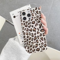 Étui de téléphone portable en cuir PU léopard de luxe personnalisé pour iPhone nouveau design de couverture de luxe pour téléphones mobiles