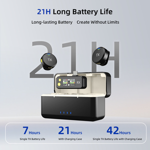Micrófono Lavalier Inalámbrico Profesional de 2.4GHz con Succión Magnética, Micrófono <span class=keywords><strong>Invisible</strong></span> con Cancelación de Ruido para Grabación de Vlogs - Product Image 4